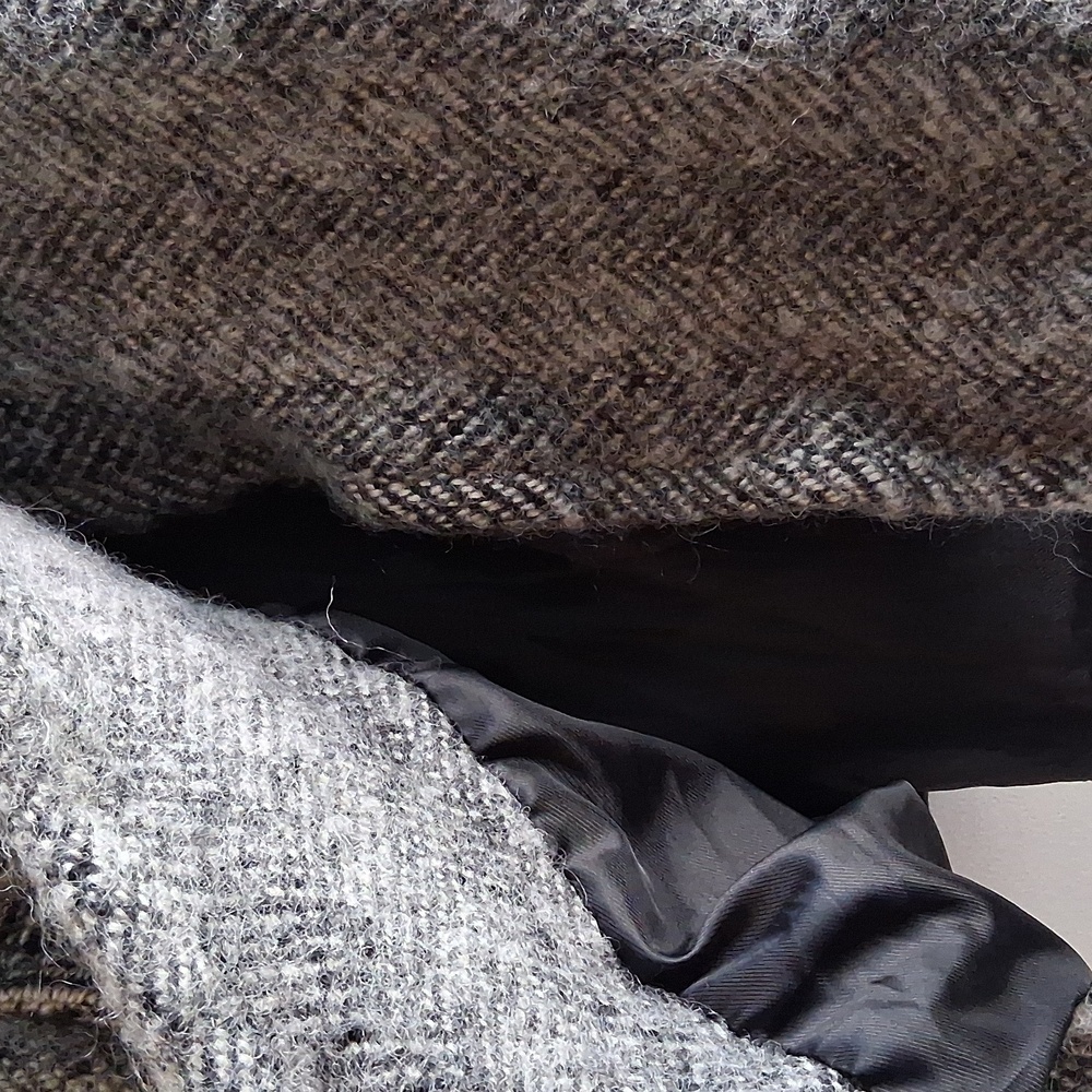 Zara Basic Wool Blend Peacoat Small Satn Lined Fl… - image 6